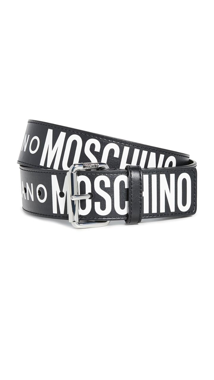 Moschino Multi Logo Belt