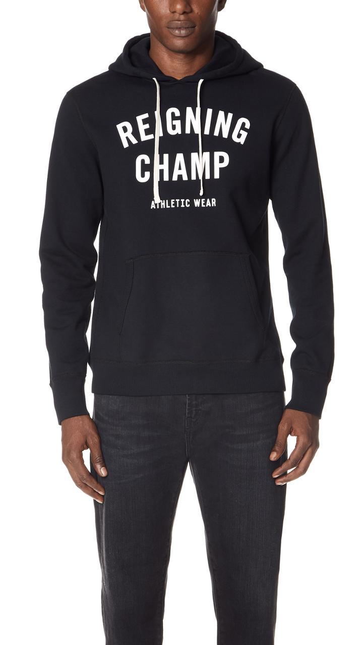 Reigning Champ Gym Logo Hoodie