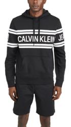 Calvin Klein Jeans Varsity Traveling Logo Crossover Hoodie