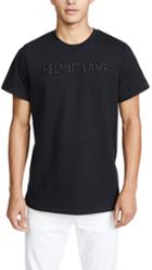 Helmut Lang Raised Embroidery Logo T Shirt