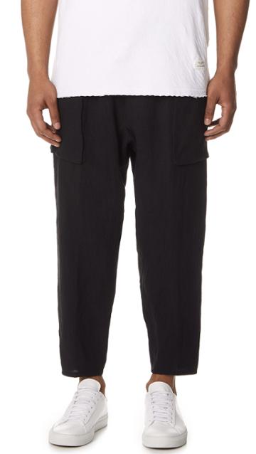 Gustav Von Aschenbach The Patch Pocket Linen Pants