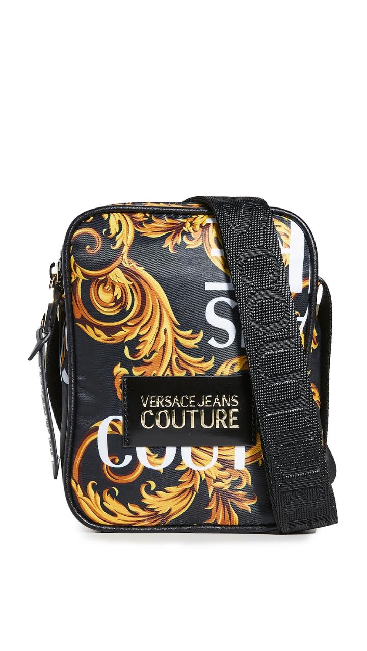 Versace Jeans Couture Logo Baroque Crossbody Bag