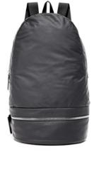 Z Zegna Popeline Leather Backpack