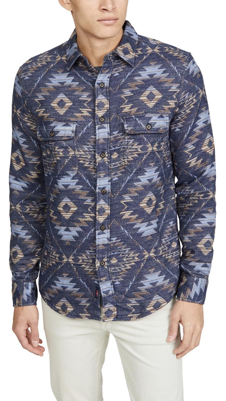 Faherty Long Sleeve Canyon Overshirt