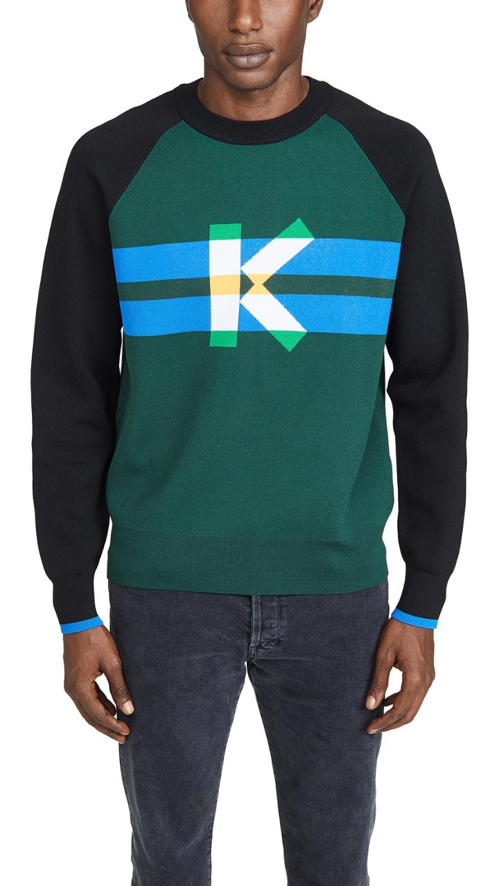 Kenzo Cotton Viscose Graphic Sweater