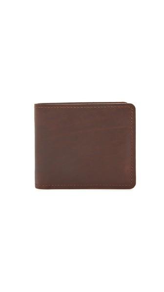 J W Hulme Co American Heritage Leather Bi Fold Wallet