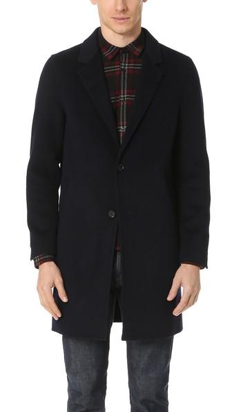 The Kooples Double Faced Topcoat