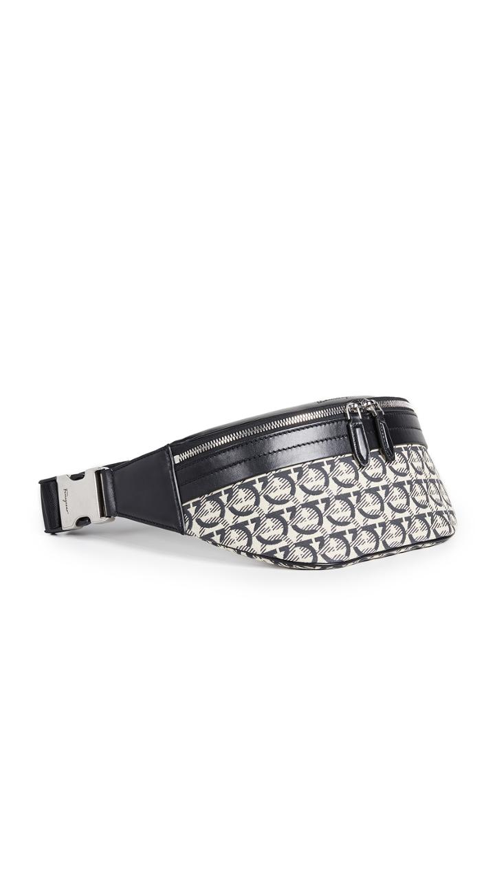 Salvatore Ferragamo Gancio Print Bumbag