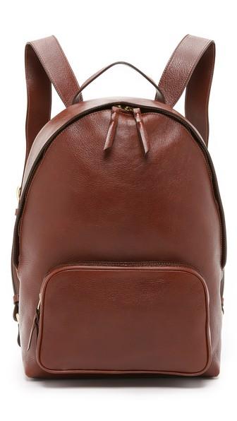 Lotuff Leather Zipper Backpack