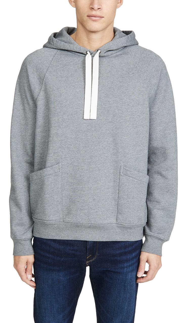 Frame Long Sleeve Pocket Hoodie