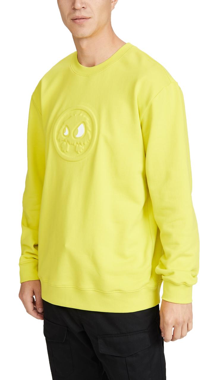 Mcq Alexander Mcqueen Long Sleeve Pullover Logo Crew Neck