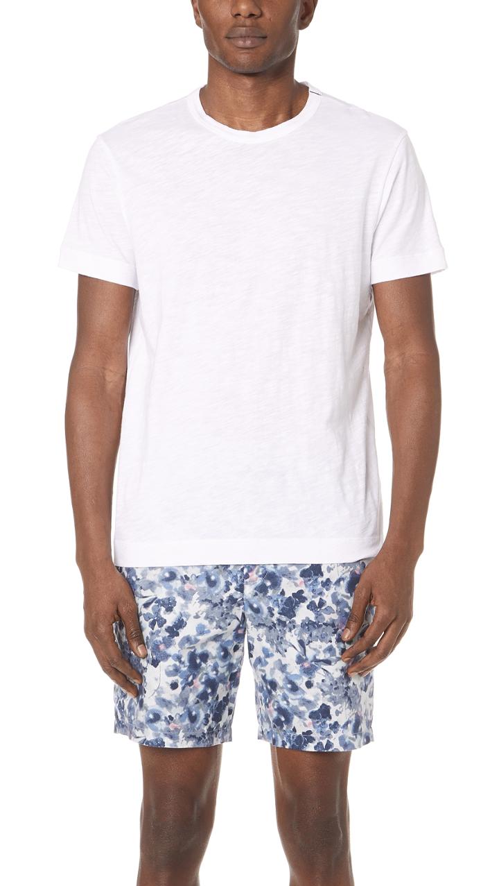 Club Monaco Short Sleeve Slub Tee