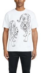 Kenzo Double Tiger Short Sleeve Tee Shirt