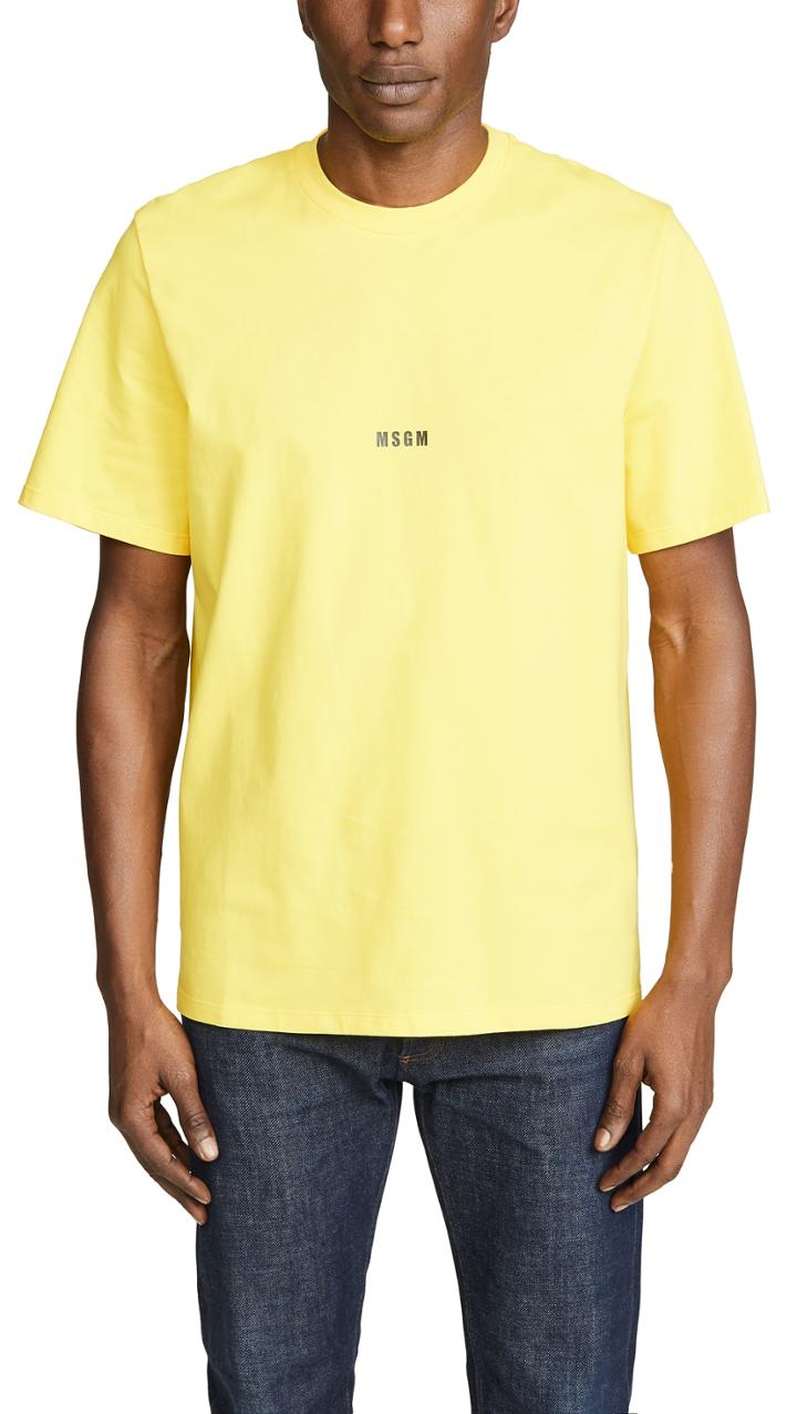 Msgm Small Logo Tee