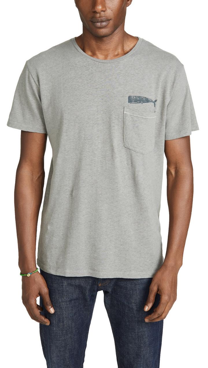 Mollusk Short Sleeve Hemp Olde Whale Tee