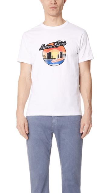 Maison Kitsune Sunset Tee