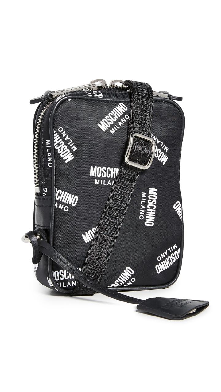Moschino Multi Logo Small Crossbody Bag