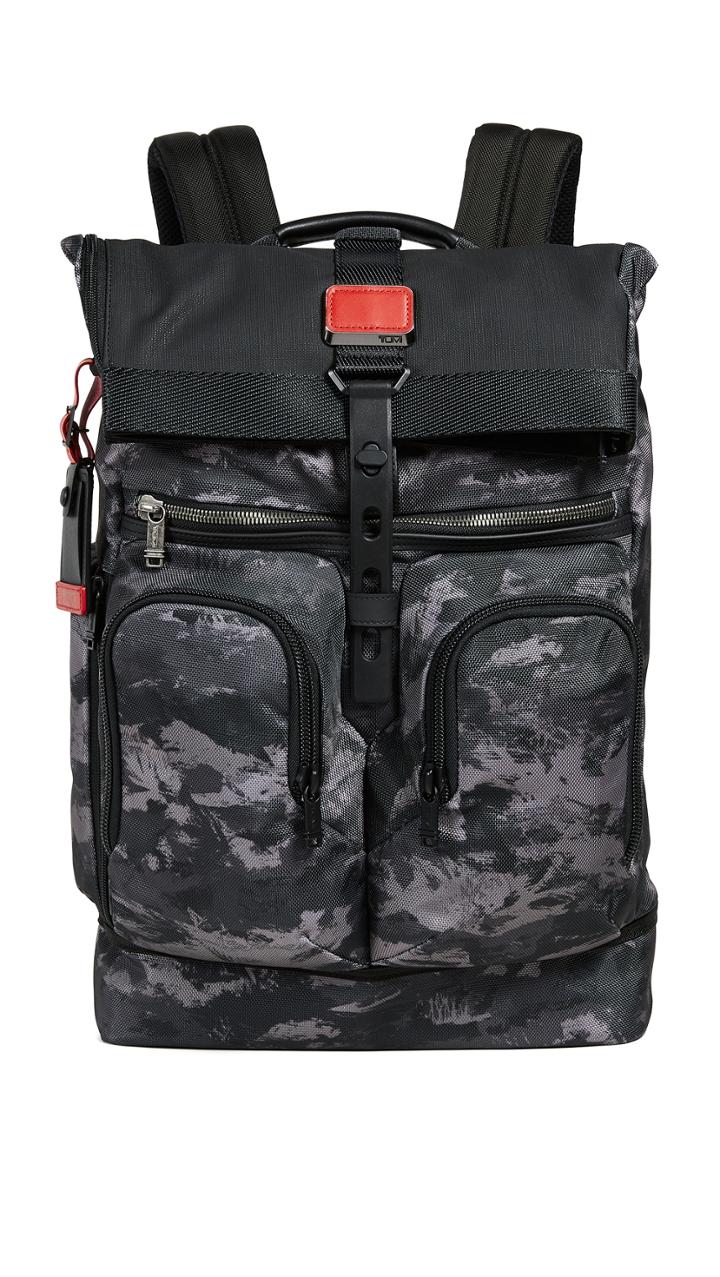Tumi Alpha Bravo London Roll Top Backpack