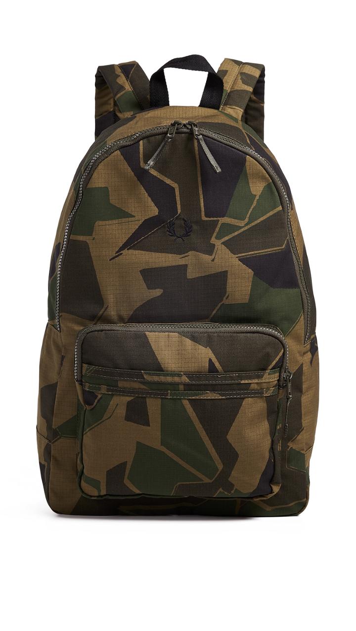 Fred Perry Printed Backpack