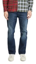 Calvin Klein Jeans Relaxed Straight Leg Jeans In Electric Blue Black