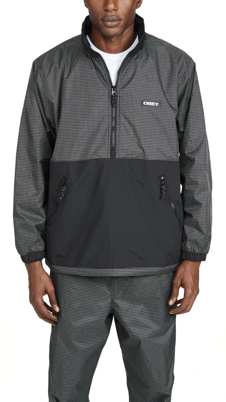 Obey Nore Pop Over Anorak