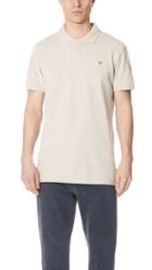 Maison Kitsune Polo Shirt With Fox Head Embroidery