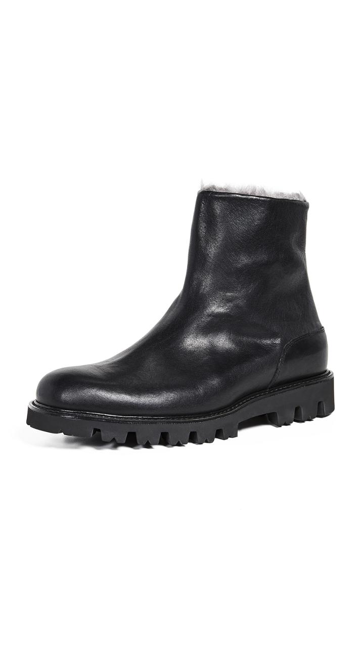 Vince Counter Shearling Lined Boots