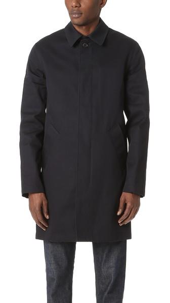 A P C Boston Overcoat