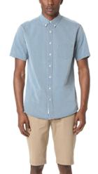 Schnayderman S Leisure Indigo Jeans Short Sleeve Shirt