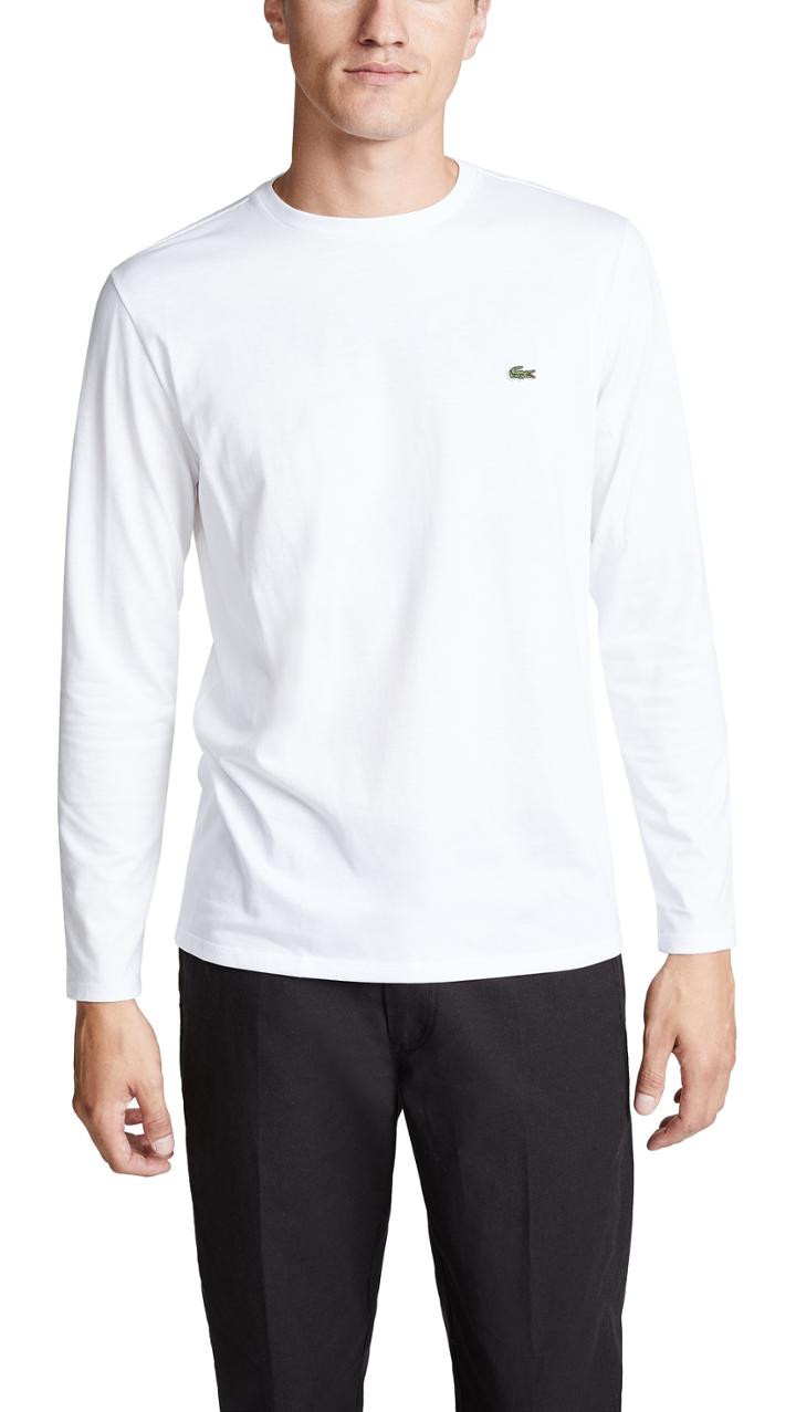 Lacoste Long Sleeve Crew Tee