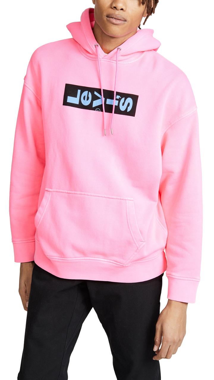 Levi S Red Tab Oversized Graphic Hoodie