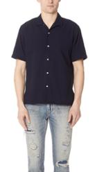 Gitman Vintage Short Sleeve Overdye Seersucker Shirt