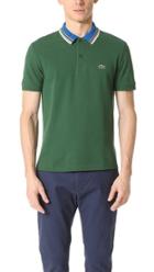 Lacoste Stripe Collar Polo