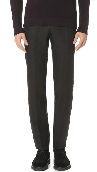 Calvin Klein Collection Crosby Linen Trousers