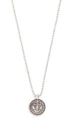 Giles Brother Ball Chain Necklace With Anchor Charm