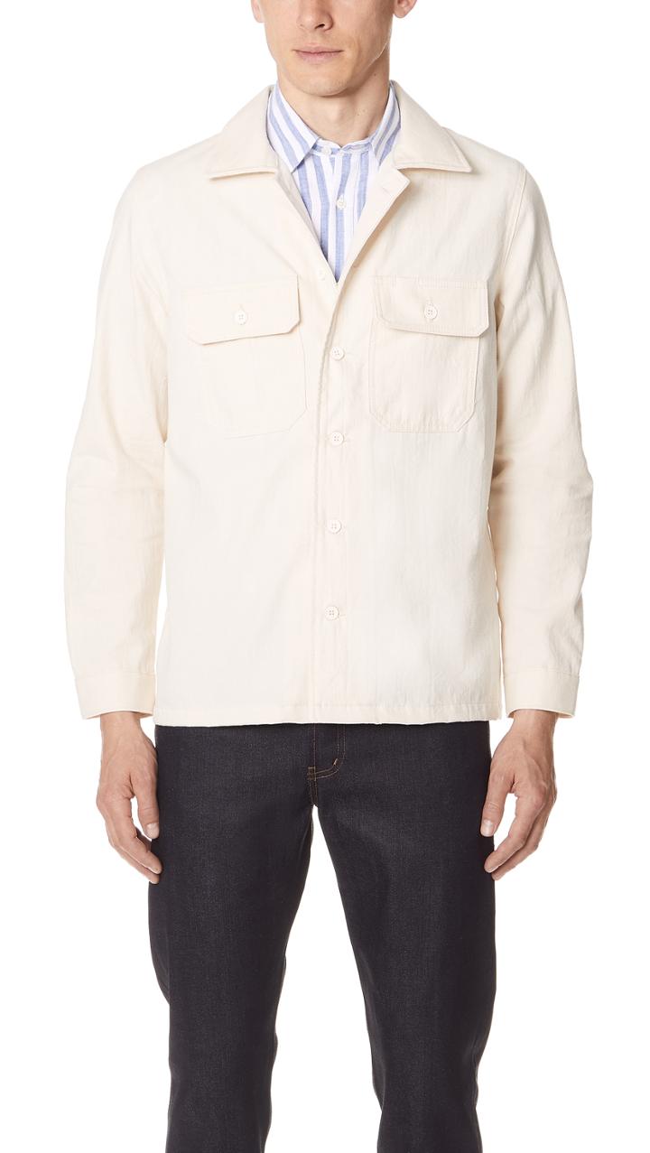 Naked Famous Rinsed Oxford Workshirt