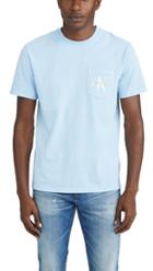Calvin Klein Jeans Garment Dyed Monogram Pocket Tee