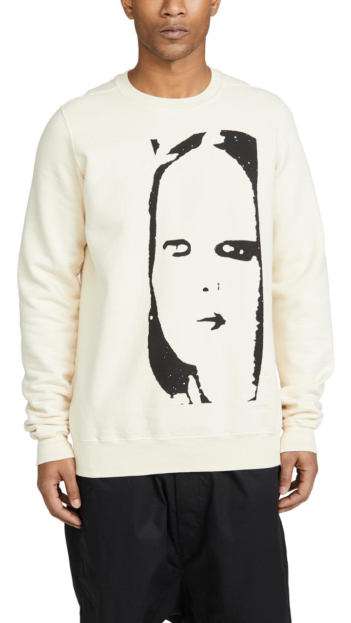 Rick Owens Drkshdw Crew Neck Sweatshirt