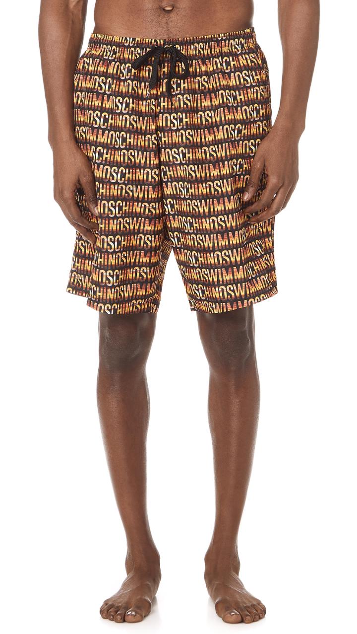 Moschino Moschino Text Board Shorts