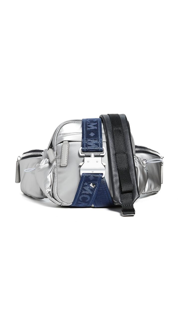 Mcm Jemison Nylon Mini Crossbody Bag