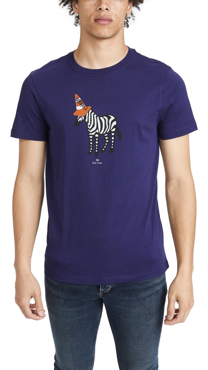 Ps Paul Smith Zebra Cone T Shirt