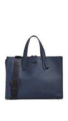 Coach New York Charlie Briefcase With Signature Blocking