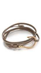 Miansai Hook Leather Wrap Bracelet