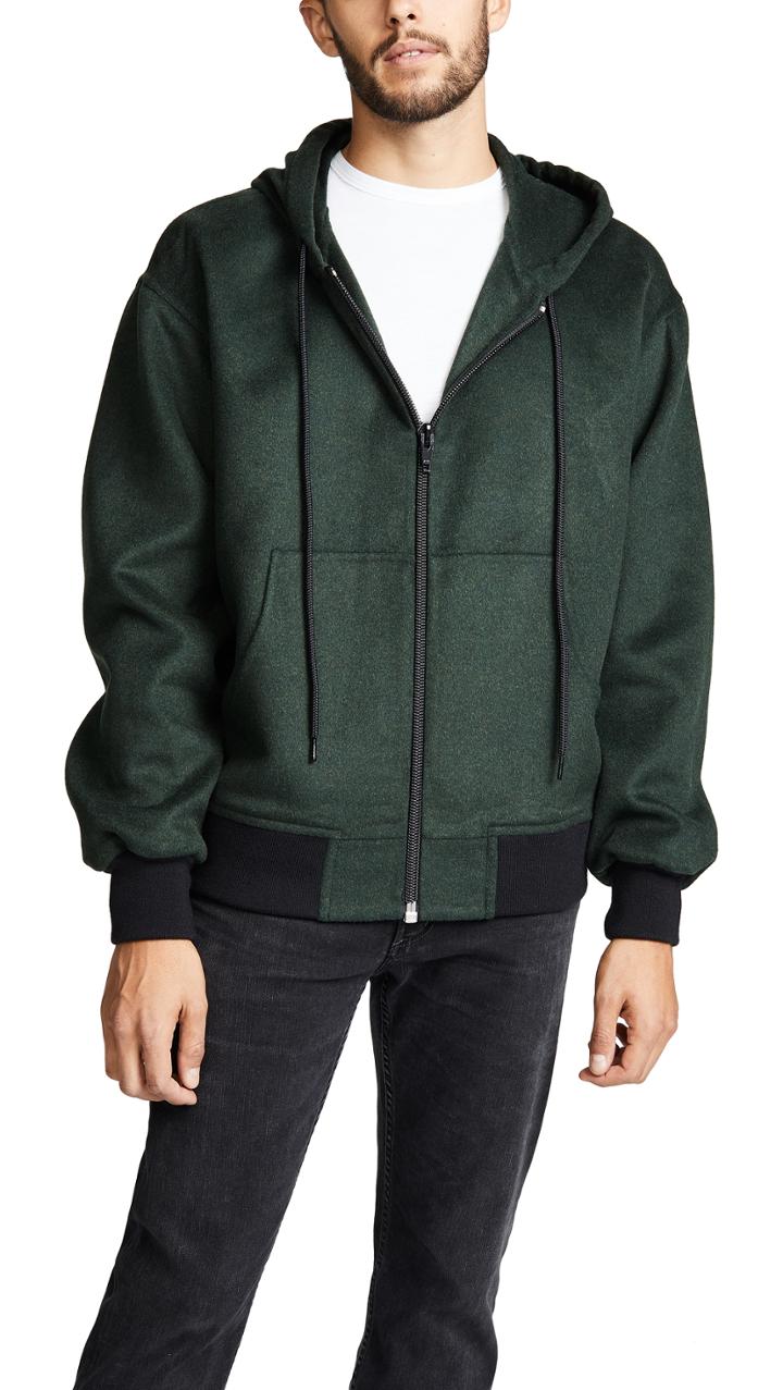 Alexander Wang Splittable Zip Up Hoodie