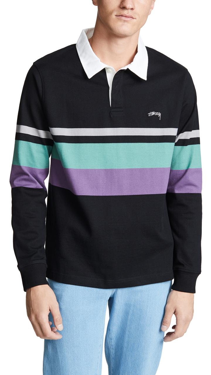 Stussy Lucas Stripe Rugby Shirt