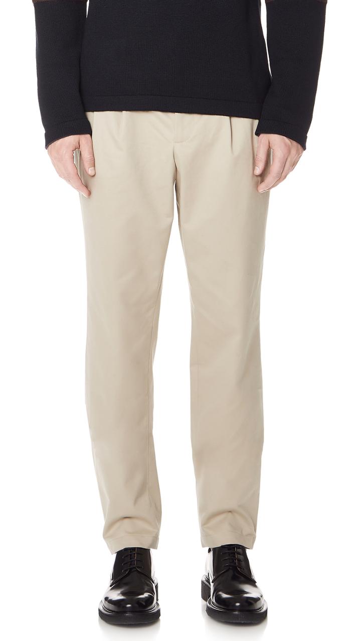 De Bonne Facture Wide Leg Tapered Trousers