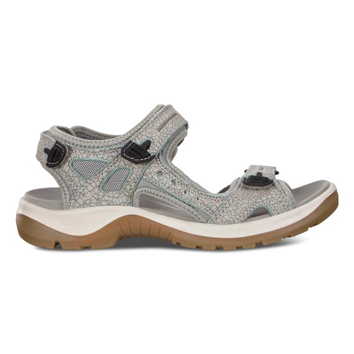 Ecco Womens Yucatan Sandal Size 5-5.5 Ice Flower
