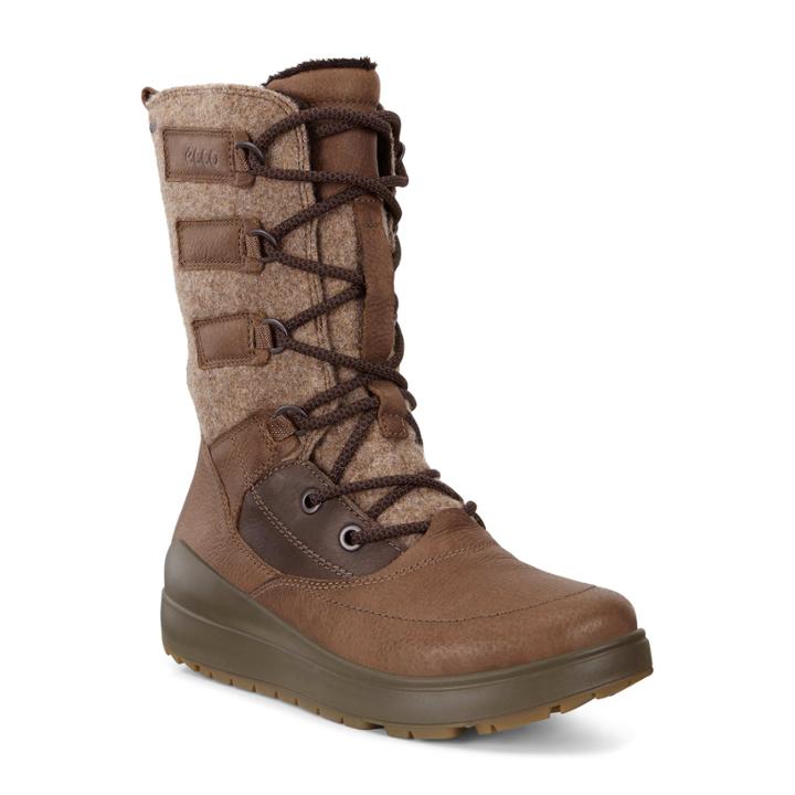 Ecco Womens Noyce Gtx High Boots Size 5-5.5 Birch