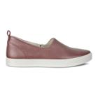 Ecco Gillian Slip On Sneakers Size 6-6.5 Deep Taupe