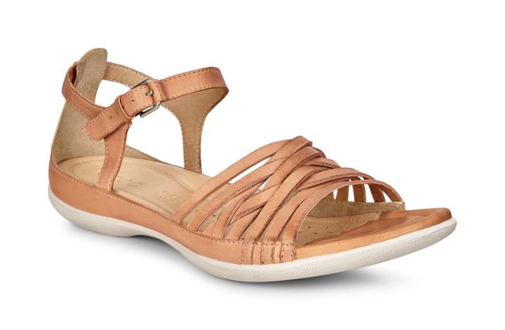 Ecco Flash Lattice Sandal Size 4-4.5 Lion